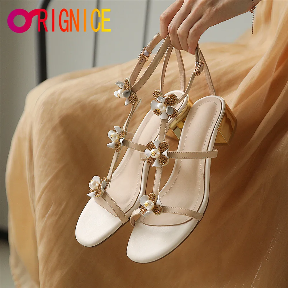 Orignice 2021 New Summer Women Square Mid Heels Flower Roma Sandals Fashion Open Toe Ankle Strap Outdoor Comfortable Party Shoes
Orignice 2021 New Summer Women Square Mid Heels Flower Roma Sandals Fashion Open Toe Ankle Strap Outdoor Comfortable Party Shoes