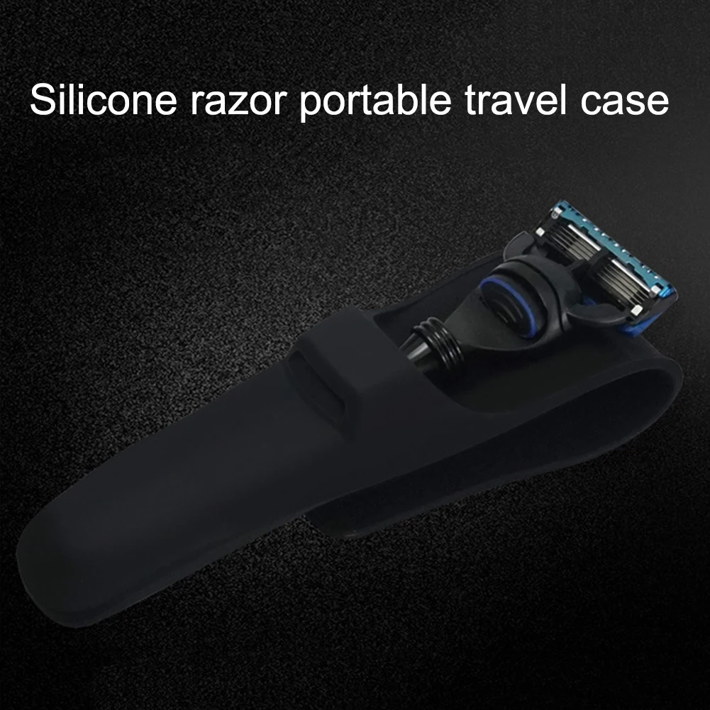 Black Portable Razor Case Silicone Safety Waterproof Razor Sleeve Suitcase Man'S Travel Shaving Carry Bag
Black Portable Razor Case Silicone Safety Waterproof Razor Sleeve Suitcase Man'S Travel Shaving Carry Bag