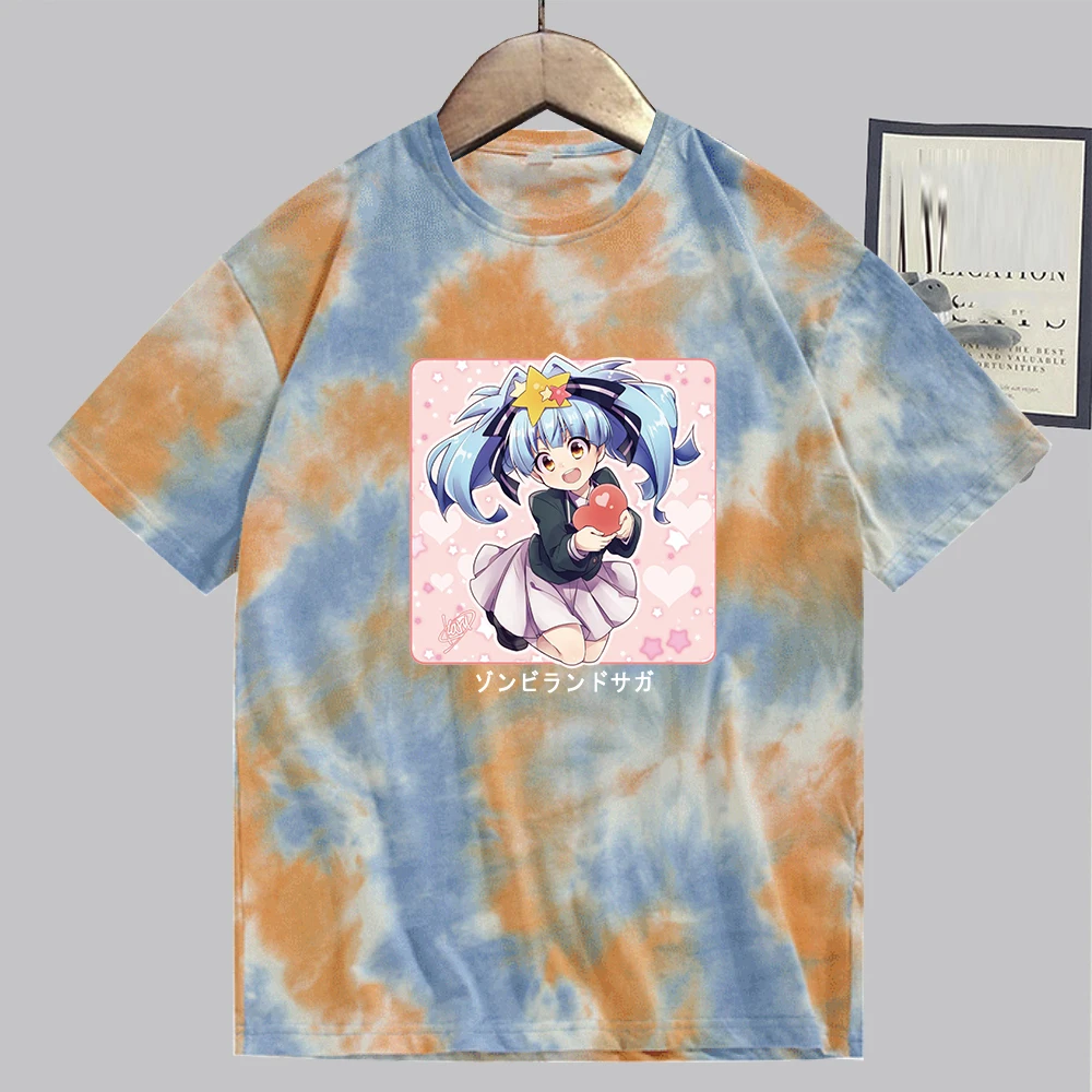 Zombie Land Saga Anime T-shirt 2021 New Aesthetic Tie-dye Costume Girls Young Beauty Tees Casual Tops Femme
Zombie Land Saga Anime T-shirt 2021 New Aesthetic Tie-dye Costume Girls Young Beauty Tees Casual Tops Femme