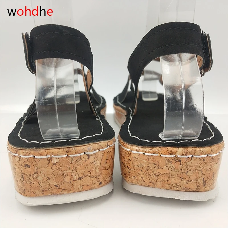 wohdhe Casual Peep Toe Women Sandals Buckle Wedges Platform Sandalias Summer Shoes Zapatos De Mujer 2020 Big Plus Size
wohdhe Casual Peep Toe Women Sandals Buckle Wedges Platform Sandalias Summer Shoes Zapatos De Mujer 2020 Big Plus Size
