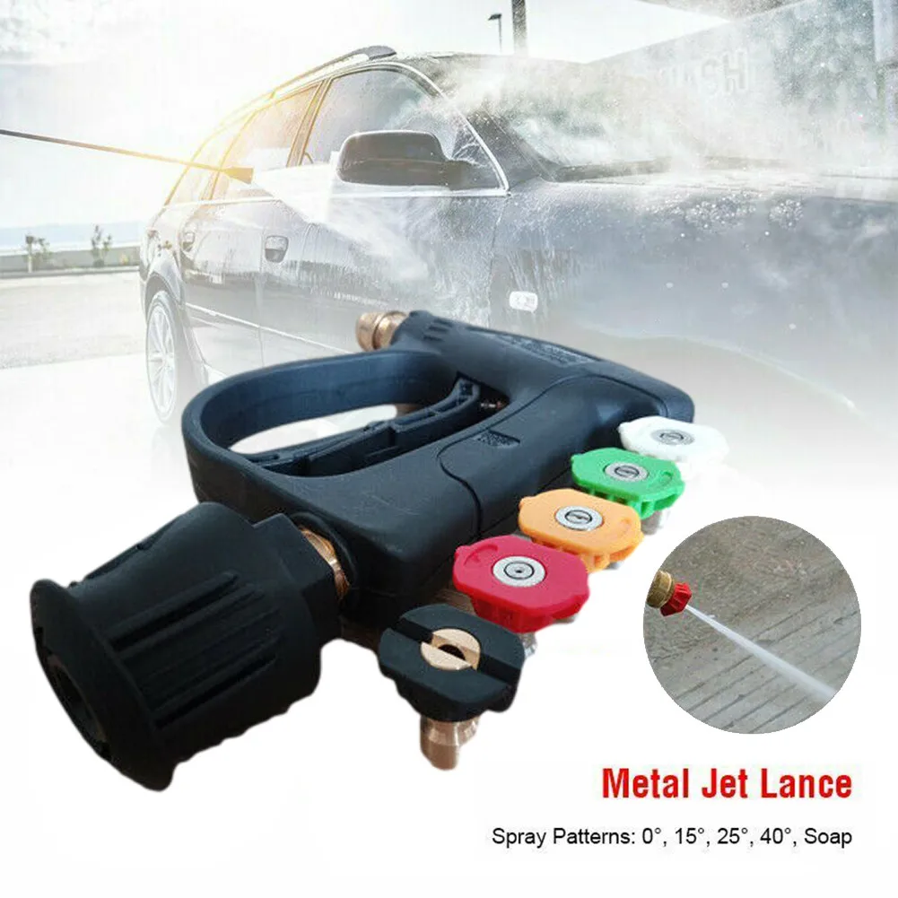 1/4'' High Pressure Water Gun Spray Nozzle Quick Release Adaptor Car Washer Spray Car Washing Tools Garden Jet Pressure Washer
1/4'' High Pressure Water Gun Spray Nozzle Quick Release Adaptor Car Washer Spray Car Washing Tools Garden Jet Pressure Washer