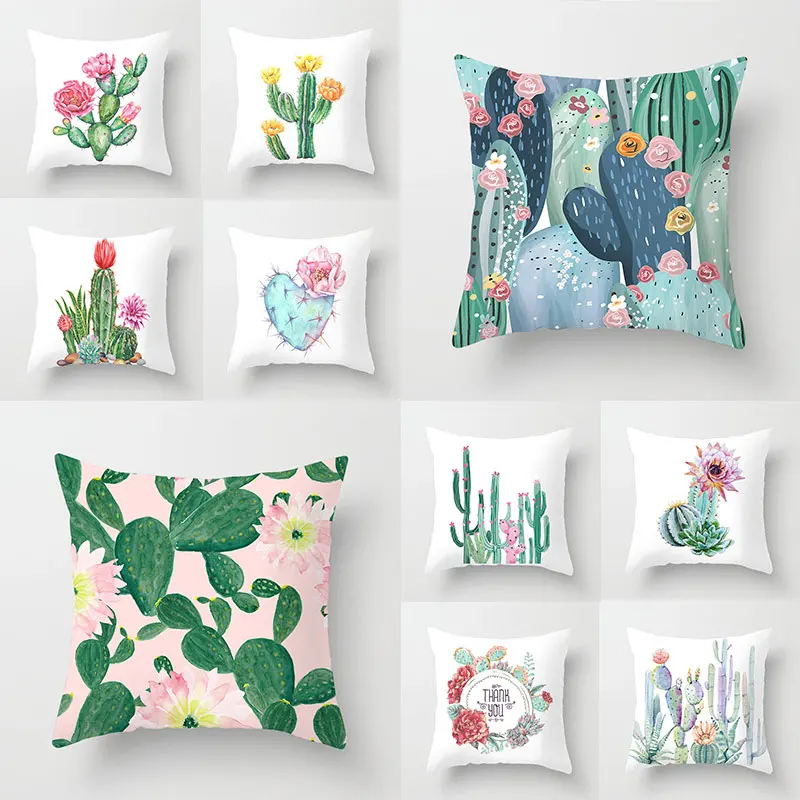 Cactus Printing Pillow Case Peach Skin Cushion Cover Car Waist Throw Cushion Covers Square Pillow Cover 45*45cm Home Decor
Cactus Printing Pillow Case Peach Skin Cushion Cover Car Waist Throw Cushion Covers Square Pillow Cover 45*45cm Home Decor