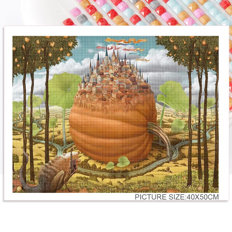 Diamond Painting Diy 5D European Style Acrylic Material City Architecture and Small House Landscape Drawing Background Living
Diamond Painting Diy 5D European Style Acrylic Material City Architecture and Small House Landscape Drawing Background Living