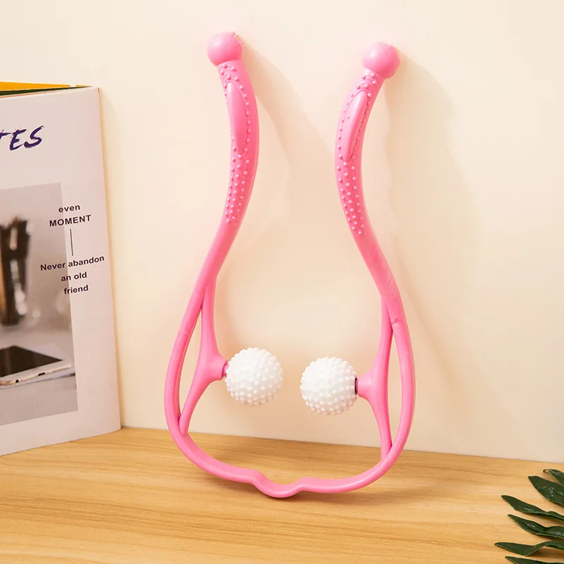 1pc Neck Massage Tool Pressure Relieve Hand Roller Massage Neck Shoulder Dual Trigger Point Self Massager
1pc Neck Massage Tool Pressure Relieve Hand Roller Massage Neck Shoulder Dual Trigger Point Self Massager
