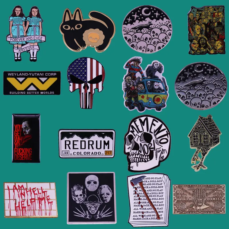 Horror Movies Figure Hard Enamel Pins Brooch Collecting Halloween Gifts Lapel Badges Men Women Fashion Jewelry Adorn Backpack
Horror Movies Figure Hard Enamel Pins Brooch Collecting Halloween Gifts Lapel Badges Men Women Fashion Jewelry Adorn Backpack