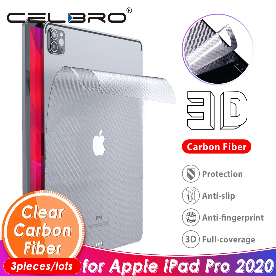 Защитная пленка для задней панели экрана Apple Ipad Pro 11 2020 защитная 3d из углеродного