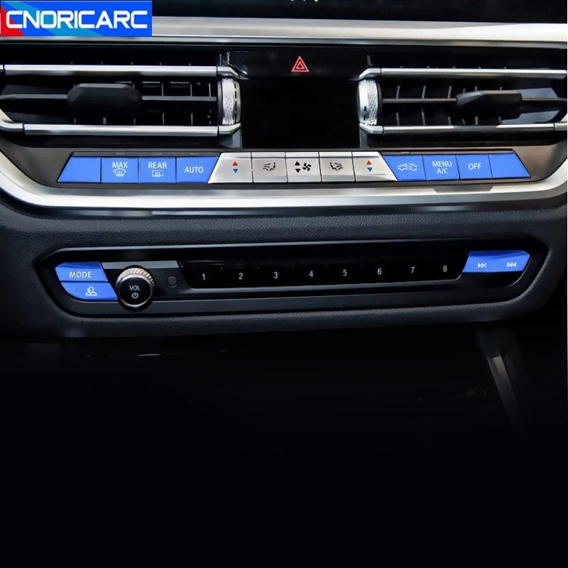 Car Center Console Air Conditioning Button Covers Trim For BMW 3 Series G20 G28 2020-21 Auto Interior Accessories
Car Center Console Air Conditioning Button Covers Trim For BMW 3 Series G20 G28 2020-21 Auto Interior Accessories