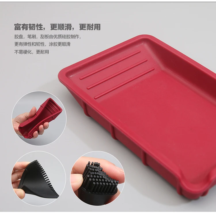 4PCS Woodworking Glue Tools Kit Narrow Brush Wide Brush Soft Silicone Thin Blade Shovel Flat Scraper Glue Tray Wood Gluing
4PCS Woodworking Glue Tools Kit Narrow Brush Wide Brush Soft Silicone Thin Blade Shovel Flat Scraper Glue Tray Wood Gluing