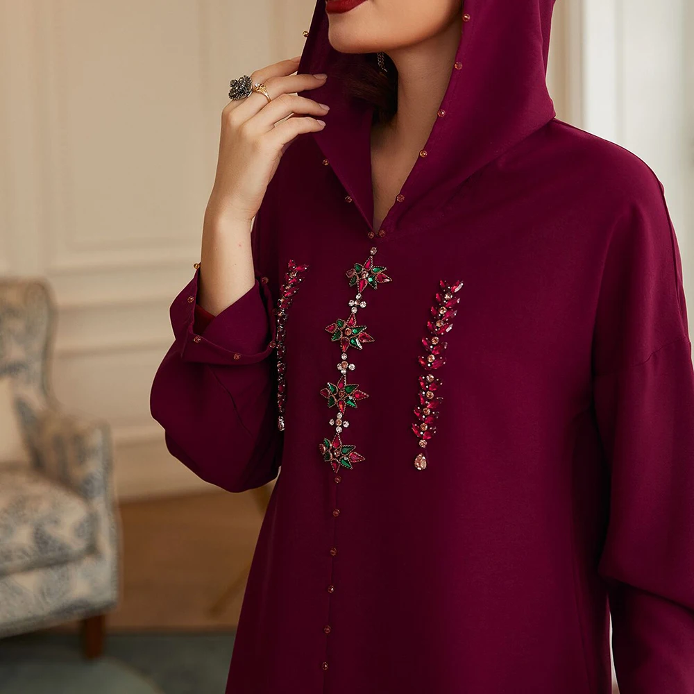 Abaya Dubai Turkey Arabic Muslim Hijab Dress Kaftan Islam Clothing Maxi Dresses For Women Morocco Vestidos Robe Longue Femme
Abaya Dubai Turkey Arabic Muslim Hijab Dress Kaftan Islam Clothing Maxi Dresses For Women Morocco Vestidos Robe Longue Femme