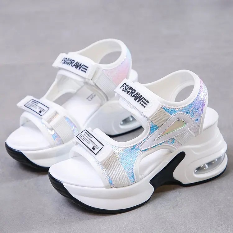 Summer Fashion Women's Sandals Heels Wedge Platform Shoes Bling Leather High Heels Sandals For Women Gladiator Sneakers Y-08 
Summer Fashion Women's Sandals Heels Wedge Platform Shoes Bling Leather High Heels Sandals For Women Gladiator Sneakers Y-08