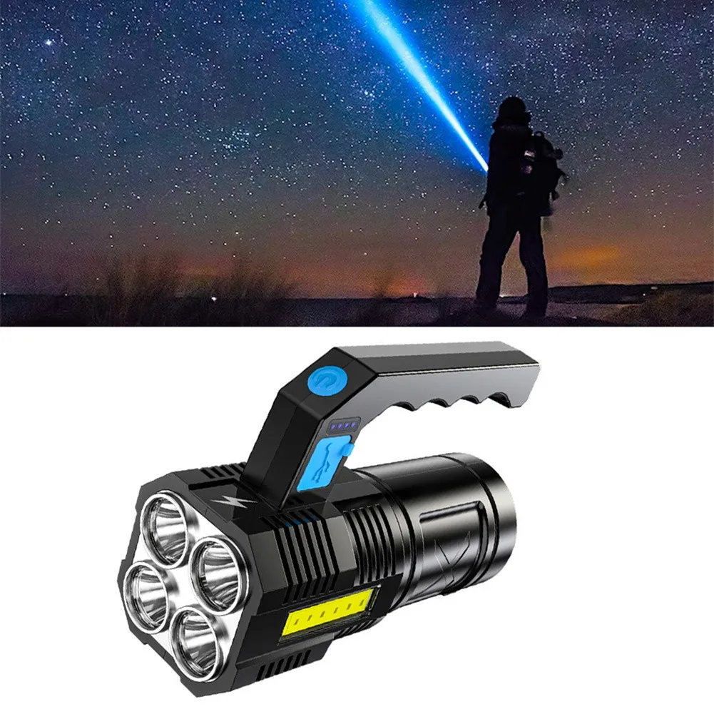 P50 Torch Rechargeable Searchlight Super Bright Handheld Spotlight Flashlight For Camping Hunting Fishing Outdoor Activity
P50 Torch Rechargeable Searchlight Super Bright Handheld Spotlight Flashlight For Camping Hunting Fishing Outdoor Activity