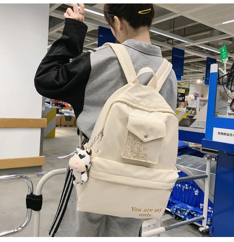 Waterproof School Bags for Teenage Girls Cute Flowers Backpack Women Nylon Bookbags Student Schoolbag Transparent Pouch
Waterproof School Bags for Teenage Girls Cute Flowers Backpack Women Nylon Bookbags Student Schoolbag Transparent Pouch