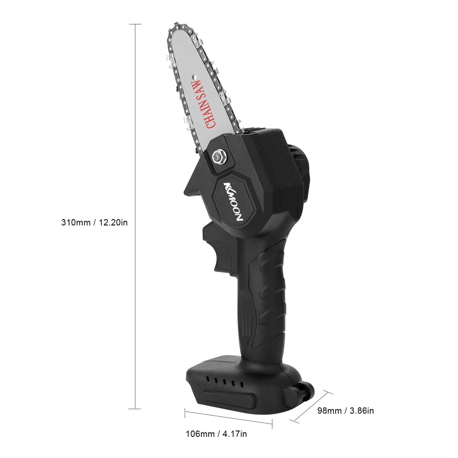 Portable Electric Pruning Saw Small Wood Spliting Chainsaw One-handed Woodworking Tool for Garden Orchard
Portable Electric Pruning Saw Small Wood Spliting Chainsaw One-handed Woodworking Tool for Garden Orchard