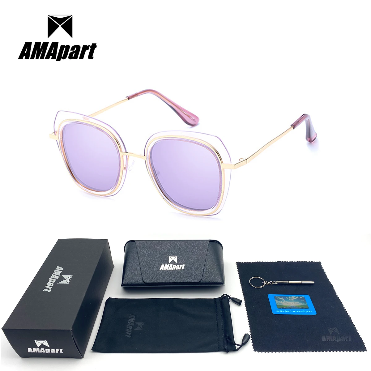 AMApart High Quality Polarized Sunglasses For Men Women Driving Fishing Sports Outdoors UV400 Protection Anti-Glare
AMApart High Quality Polarized Sunglasses For Men Women Driving Fishing Sports Outdoors UV400 Protection Anti-Glare