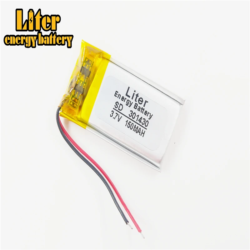 3 7 V литий-полимерный аккумулятор планшета 301430 150MAH Bluetooth колонки steelmate