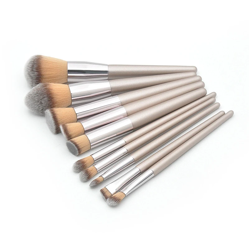 10pcs Makeup Brushes Champagne Gold Makeup Brush Set For Cosmetic Powder Eye Shadow Foundation Blush Blending Beauty Tools TSLM1
10pcs Makeup Brushes Champagne Gold Makeup Brush Set For Cosmetic Powder Eye Shadow Foundation Blush Blending Beauty Tools TSLM1