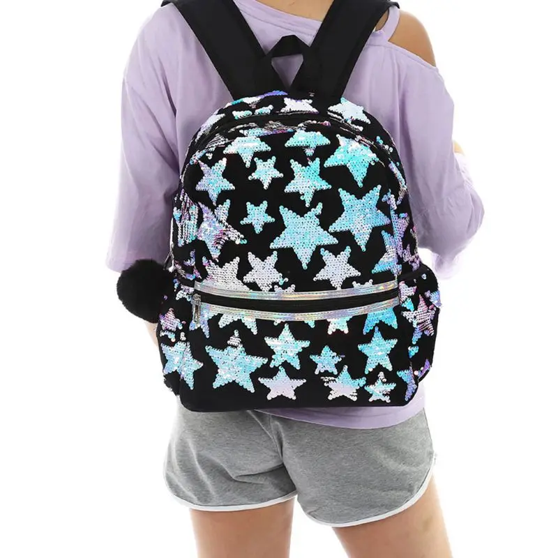 Women Fashion Sequin Backpack Daypack Travel Bookbag Teenagers Girls Schoolbag
Women Fashion Sequin Backpack Daypack Travel Bookbag Teenagers Girls Schoolbag