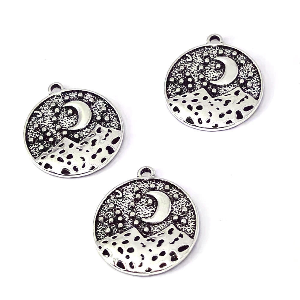 50pcs Fashion Moon Mountain pendant charm Camping Jewelry Adventurer Christmas Gift for DIY women man Accessories
50pcs Fashion Moon Mountain pendant charm Camping Jewelry Adventurer Christmas Gift for DIY women man Accessories