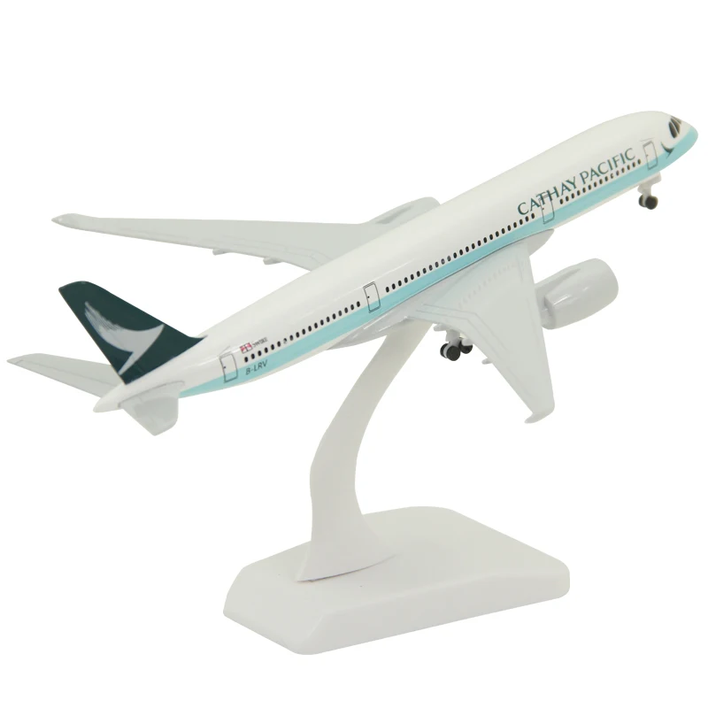 20CM Solid Alloy Airplane Model Airbus A350-900 Hong Kong Cathay Pacific Passenger Aircraft Model Decoration with Landing Gear
20CM Solid Alloy Airplane Model Airbus A350-900 Hong Kong Cathay Pacific Passenger Aircraft Model Decoration with Landing Gear