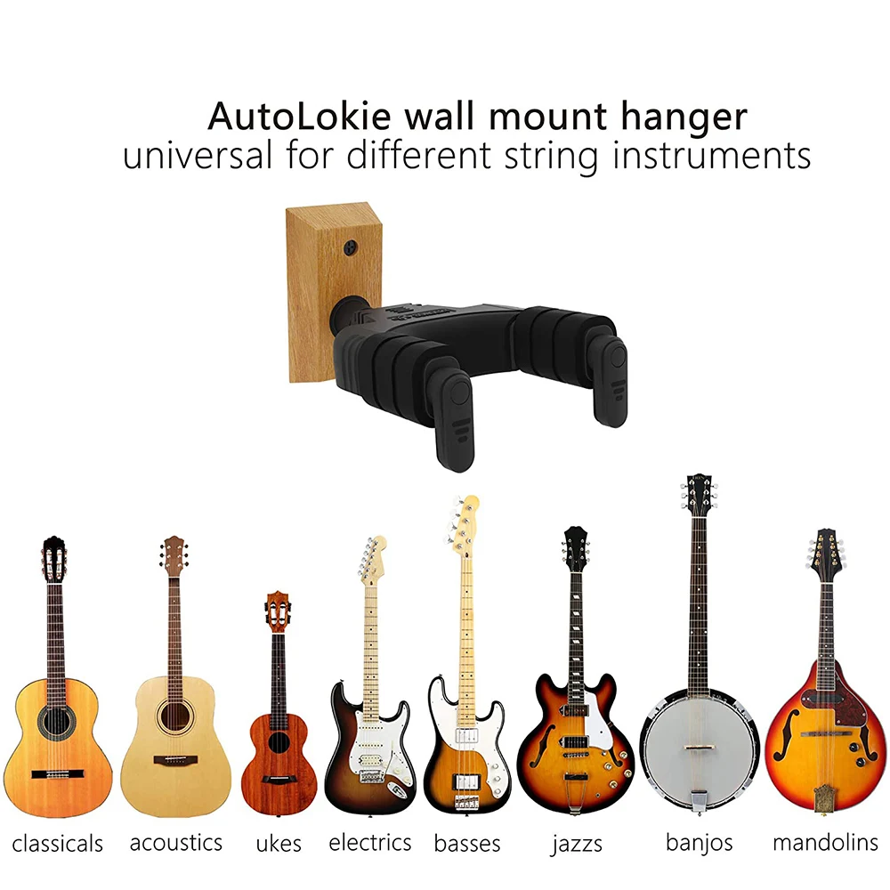New Desigh Wall Mount Guitar Hanger Hook Non-Slip Holder Stand for Acoustic Guitar Ukulele Violin Bass Guitar Accessories
New Desigh Wall Mount Guitar Hanger Hook Non-Slip Holder Stand for Acoustic Guitar Ukulele Violin Bass Guitar Accessories