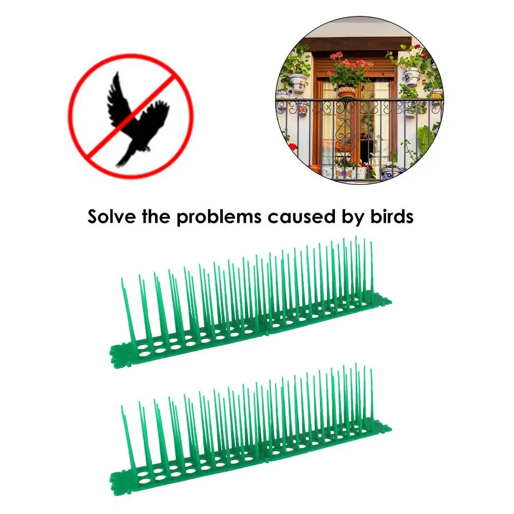 Green Anti-bird Wall Spikes Fence Plastic Anti Bird Fence Bird Garden Security Anti Climb Pest Control For Keep Off Repel Cat
Green Anti-bird Wall Spikes Fence Plastic Anti Bird Fence Bird Garden Security Anti Climb Pest Control For Keep Off Repel Cat