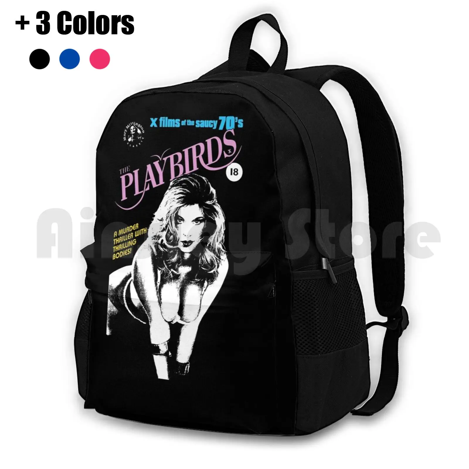 Playbirds Outdoor Hiking Backpack Riding Climbing Sports Bag Vintage Retro Vintage Movies Retro Movies 70S 70S Movies 
Playbirds Outdoor Hiking Backpack Riding Climbing Sports Bag Vintage Retro Vintage Movies Retro Movies 70S 70S Movies