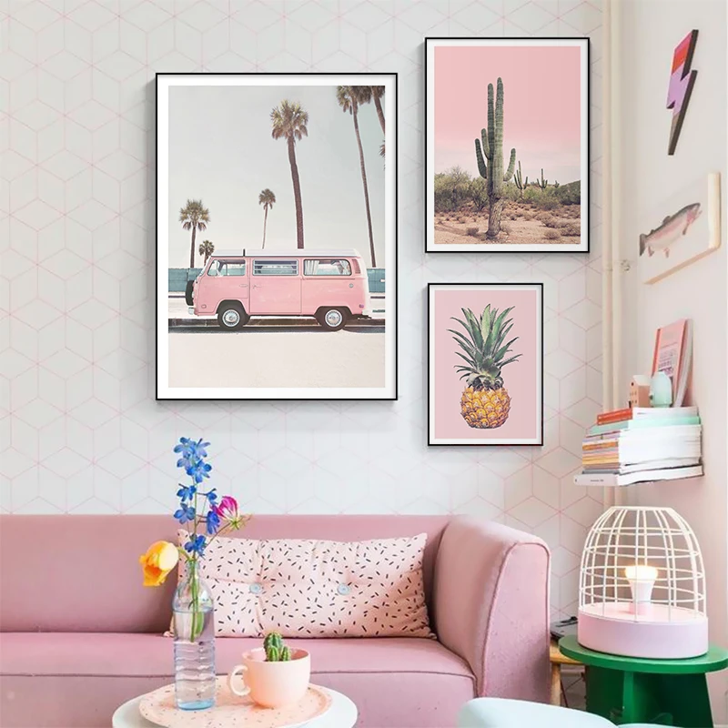 Pink Bus Cactus Pineapple Flower Quotes Canvas Painting Nordic Posters And Prints Wall Art Pictures For Living Room Home Decor
Pink Bus Cactus Pineapple Flower Quotes Canvas Painting Nordic Posters And Prints Wall Art Pictures For Living Room Home Decor