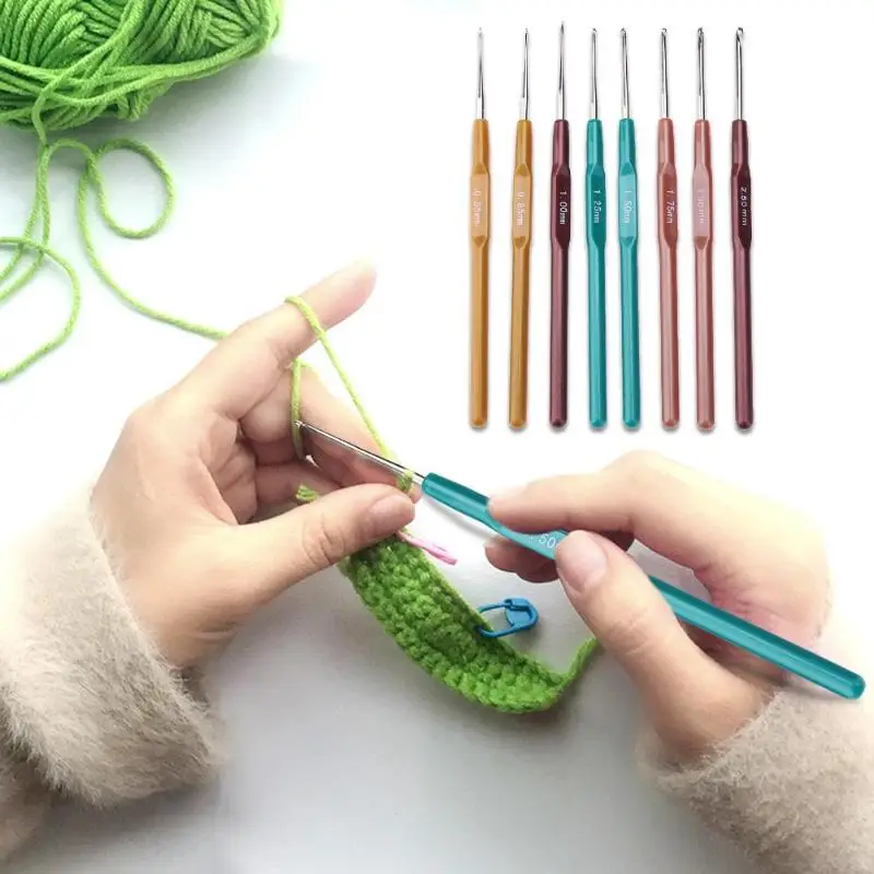 8 Pcs Plastic Knitting Needles Crochet Hooks Sweater Sewing Needles Kit Tools Accessories 0.65/0.8/1.0/1.25/1.5/1.75/1.9/2.5 mm
8 Pcs Plastic Knitting Needles Crochet Hooks Sweater Sewing Needles Kit Tools Accessories 0.65/0.8/1.0/1.25/1.5/1.75/1.9/2.5 mm