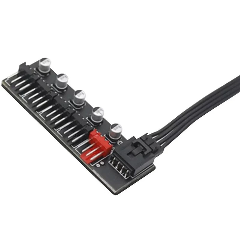 5 Port PC Fan Hub Splitter Speed Controller Adapter for 4 Pin PWM Cooler Cooling Fan Computer Cables Connectors
5 Port PC Fan Hub Splitter Speed Controller Adapter for 4 Pin PWM Cooler Cooling Fan Computer Cables Connectors