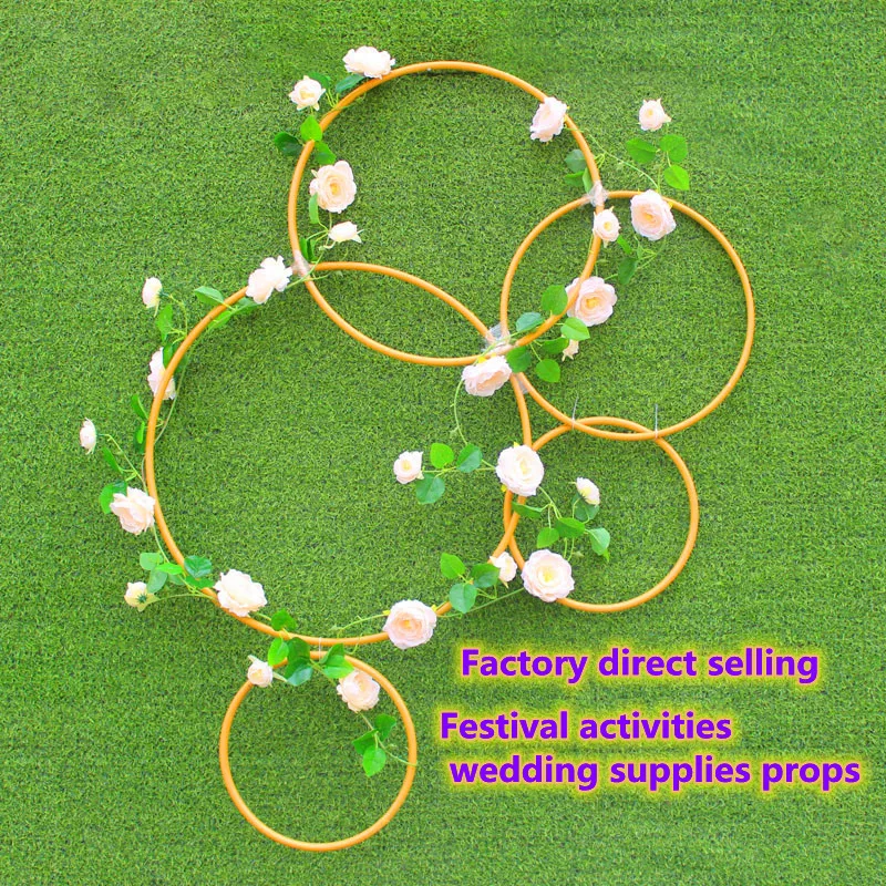 iron circle Wedding arch props background single arch flower outdoor lawn wedding flower door rack wedding birthday decoration
iron circle Wedding arch props background single arch flower outdoor lawn wedding flower door rack wedding birthday decoration
