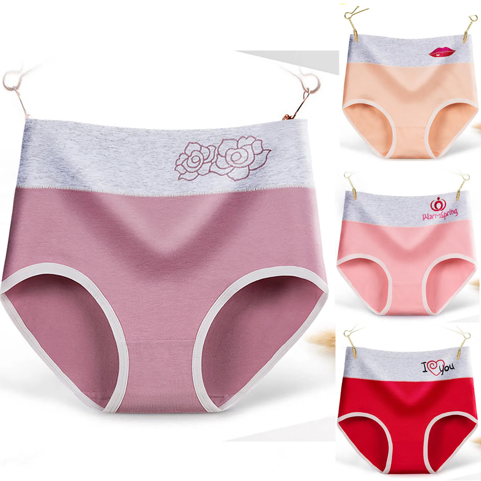 Women Fashion Cotton Underwear Middle Waist Abdomen Patchwork Underpants Ladies Lovely Solid Color Soft Breathable Elastic Brief
Women Fashion Cotton Underwear Middle Waist Abdomen Patchwork Underpants Ladies Lovely Solid Color Soft Breathable Elastic Brief