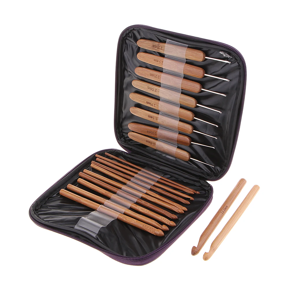 Handcraft Crochet Hooks Set - Hard Handle Blunt Needles Kit with Storage Bag - 20pcs Different Sizes Knitting Needles
Handcraft Crochet Hooks Set - Hard Handle Blunt Needles Kit with Storage Bag - 20pcs Different Sizes Knitting Needles