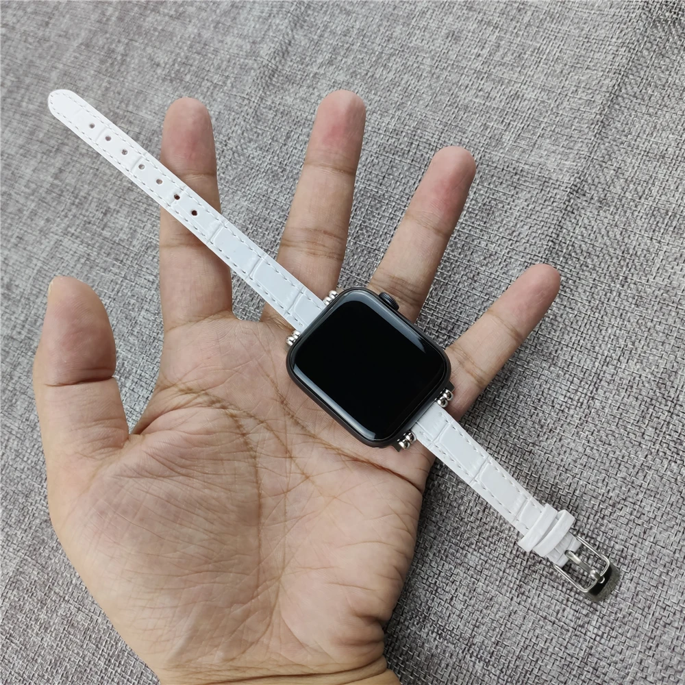 Ремешок для apple watch SE 6 5 4 40 мм 44 3 38 42 | Наручные часы