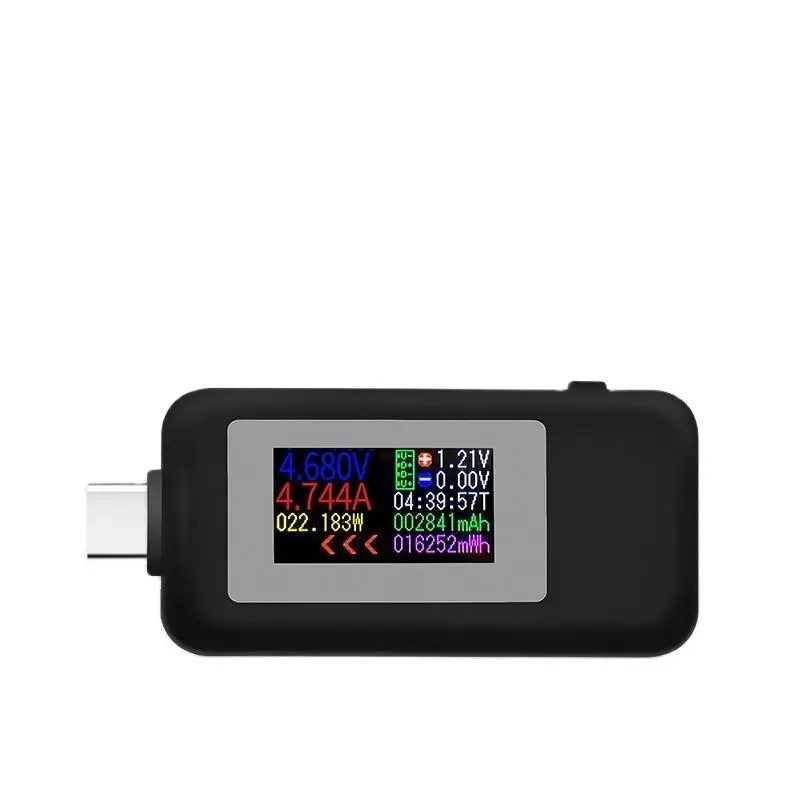 10pcs/Lot Type-C USB Tester Current 4-30V Voltage Meter Timing Ammeter Digital Color LCD Bidirection Usb Multifunction Tester
10pcs/Lot Type-C USB Tester Current 4-30V Voltage Meter Timing Ammeter Digital Color LCD Bidirection Usb Multifunction Tester