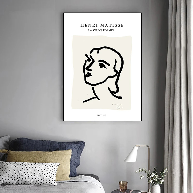 Henri Matisse Poster Abstract Retro Canvas Painting Nordic Line Art Print Modern Minimalist Wall Picture Living Room Home Decor
Henri Matisse Poster Abstract Retro Canvas Painting Nordic Line Art Print Modern Minimalist Wall Picture Living Room Home Decor