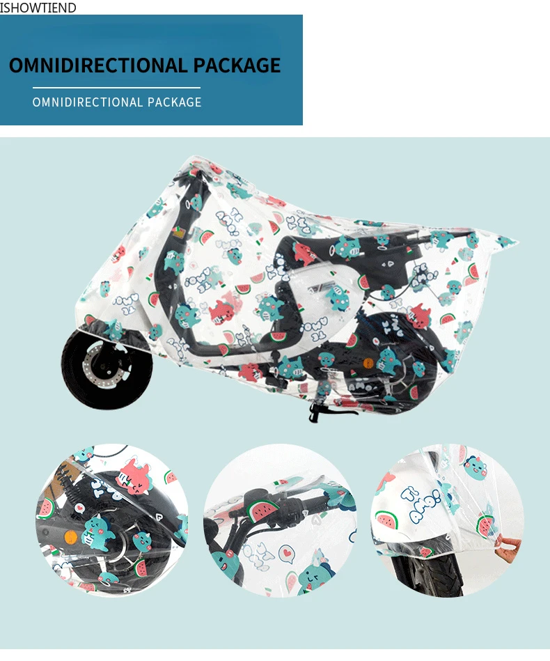 Rain Proof Dust-Proof Motorcycle Cover General Dirt Resistant Electric Vehicle Cover PEVA Easy To Wash Electric Vehicles Clothes
Rain Proof Dust-Proof Motorcycle Cover General Dirt Resistant Electric Vehicle Cover PEVA Easy To Wash Electric Vehicles Clothes