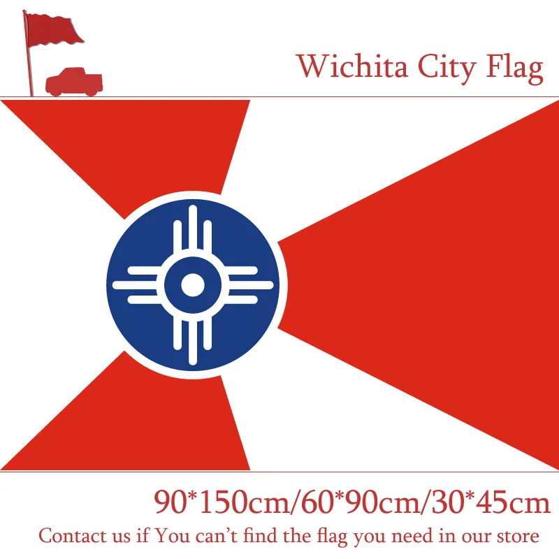 15PCS Flag Custom 100d Polyester 3x5ft Flying Flags 90*150cm 60*90cm Flag 30*45cm Car Flag Wichita City Flag Of Kansas State
15PCS Flag Custom 100d Polyester 3x5ft Flying Flags 90*150cm 60*90cm Flag 30*45cm Car Flag Wichita City Flag Of Kansas State