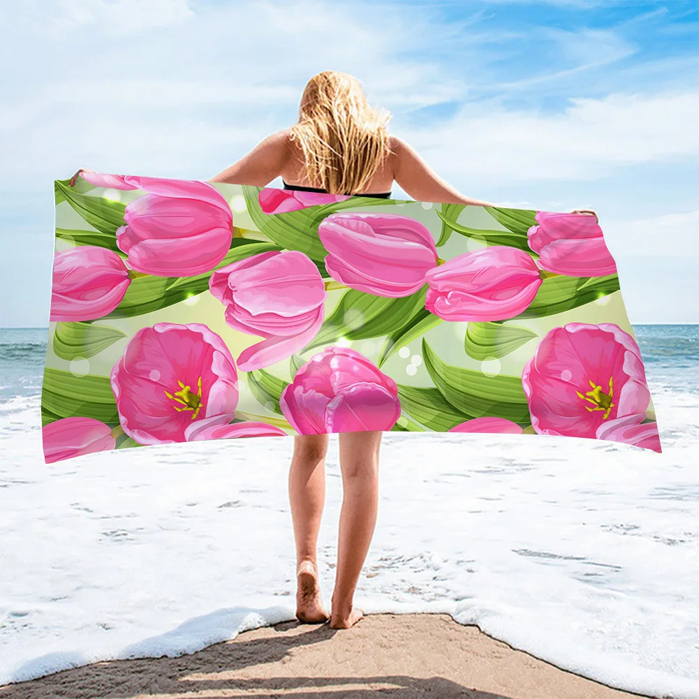 Adult Microfiber Bath Towel Large Beach Towel Rose Pattern Printing Soft Quick-drying Swimming Towel Camping Tent Travel Blanket
Adult Microfiber Bath Towel Large Beach Towel Rose Pattern Printing Soft Quick-drying Swimming Towel Camping Tent Travel Blanket