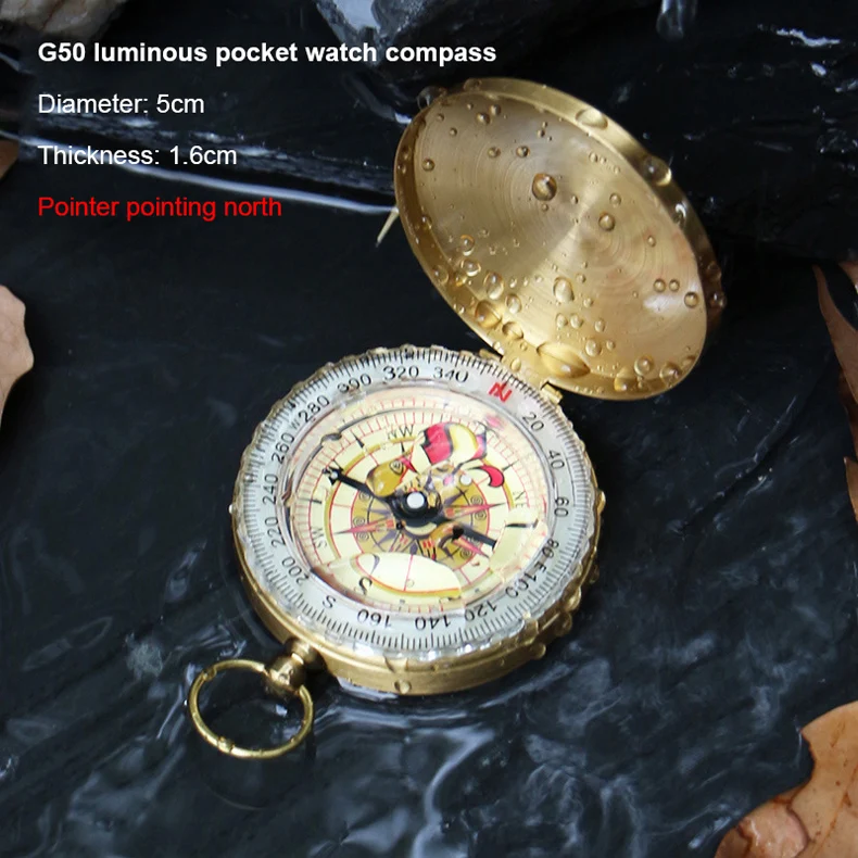 Portable Pocket Copper Compasses High Quality Camping Hiking Compass With Noctilucence Displa Outdoor Retro Gold Navigation Tool
Portable Pocket Copper Compasses High Quality Camping Hiking Compass With Noctilucence Displa Outdoor Retro Gold Navigation Tool