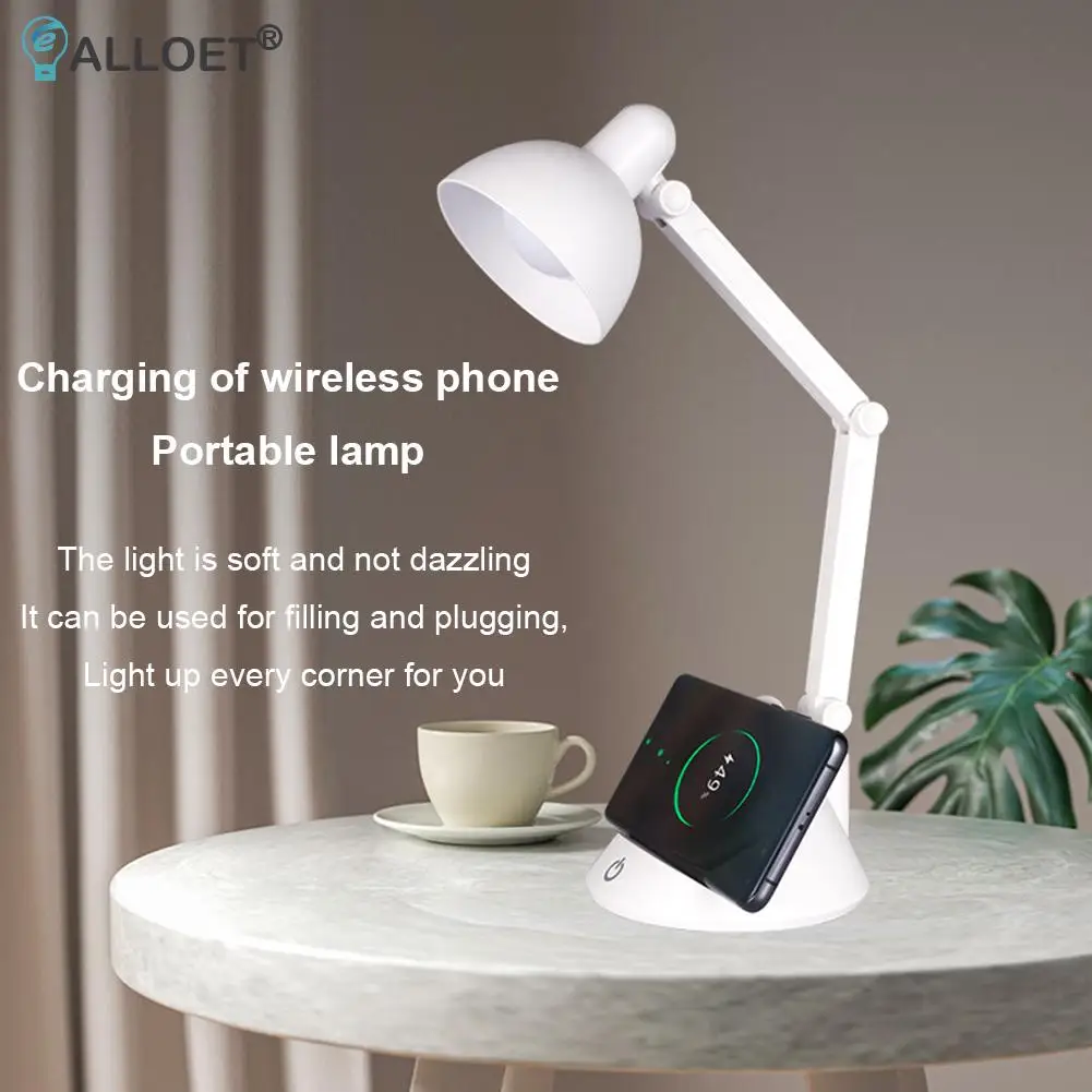 10W Rechargeable USB Charging Desk Lamp ABS Bedside Lamp Eye Protection Reading Light Night Light Folding Table Lamp
10W Rechargeable USB Charging Desk Lamp ABS Bedside Lamp Eye Protection Reading Light Night Light Folding Table Lamp