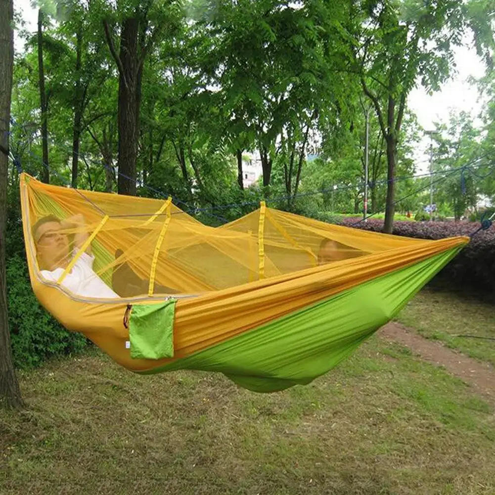 1Pc Durable High Density Mesh Nylon Yarn Portable Camping Jungle Outdoor Swing Hammock Mosquito Net Sleeping Hanging Bed
1Pc Durable High Density Mesh Nylon Yarn Portable Camping Jungle Outdoor Swing Hammock Mosquito Net Sleeping Hanging Bed