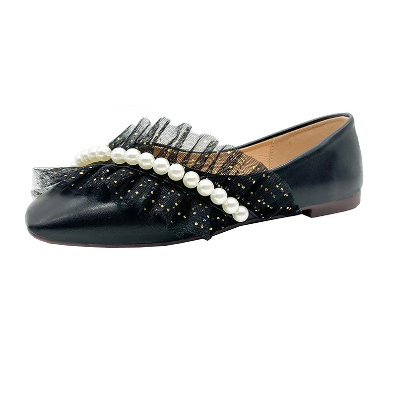 Pearl Decorateion Shoes Woman 2021 Round Toe Modis Slip-on Casual Female Sneakers Flats Soft Shallow Mouth Beading New Moccasin
Pearl Decorateion Shoes Woman 2021 Round Toe Modis Slip-on Casual Female Sneakers Flats Soft Shallow Mouth Beading New Moccasin