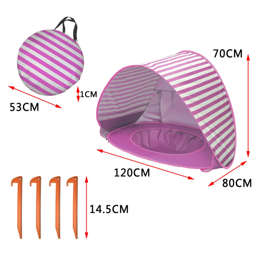 Waterproof Baby Beach Tent Pop Up Portable Shade Pool UV Protection Sun Shelter For Infant Kid Outdoor Camping Baby Shade Tent
Waterproof Baby Beach Tent Pop Up Portable Shade Pool UV Protection Sun Shelter For Infant Kid Outdoor Camping Baby Shade Tent