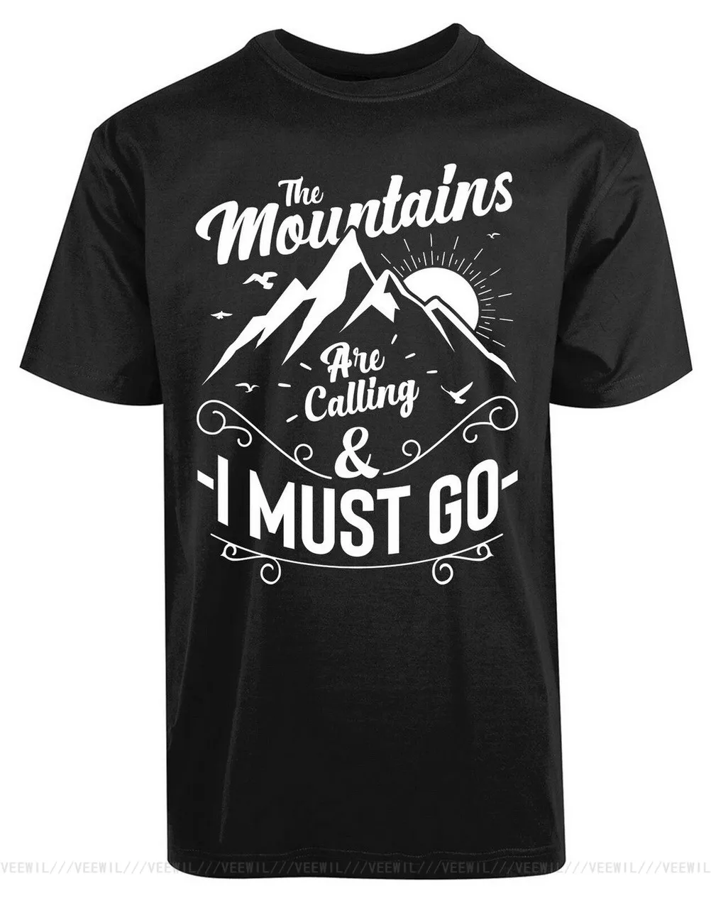 The Mountains Are Calling And I Must Go New Mens T-Shirt Beautiful Nature Call Cotton Tee Shirt For Youth Middle-age The Old
The Mountains Are Calling And I Must Go New Mens T-Shirt Beautiful Nature Call Cotton Tee Shirt For Youth Middle-age The Old