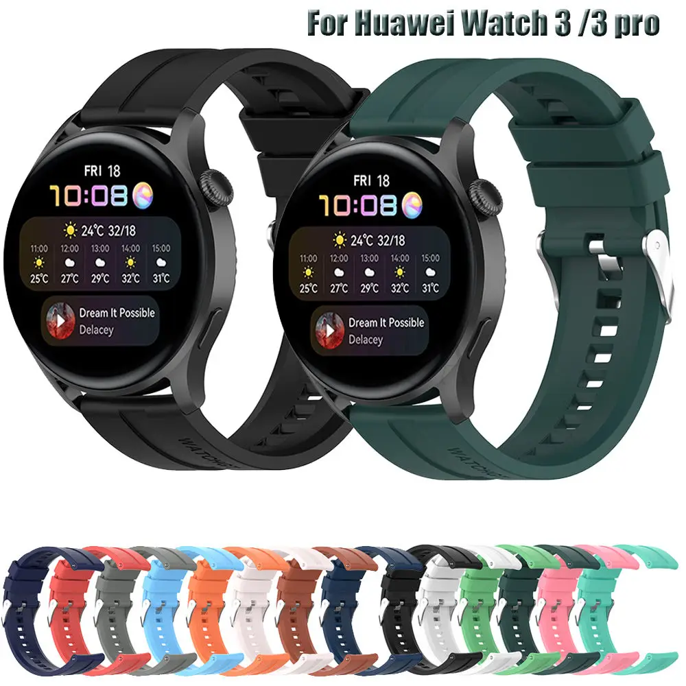 Strap For Huawei Watch 3 3 pro / 2 pro Smart WristBand For Huawei Watch GT 2 46mm Wriststrap Silicone 22mm WatchBand Bracelet
Strap For Huawei Watch 3 3 pro / 2 pro Smart WristBand For Huawei Watch GT 2 46mm Wriststrap Silicone 22mm WatchBand Bracelet