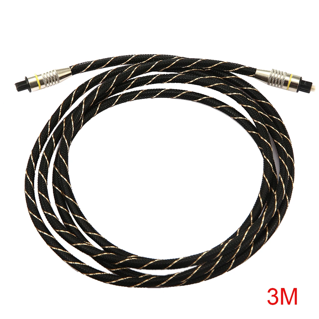 3 meters OD6.0 Toslink Male to Male Optical Fiber Audio Cable Braided Toslink Cable Replacement for Xbox 360 PS3 PS4 Laptop
3 meters OD6.0 Toslink Male to Male Optical Fiber Audio Cable Braided Toslink Cable Replacement for Xbox 360 PS3 PS4 Laptop