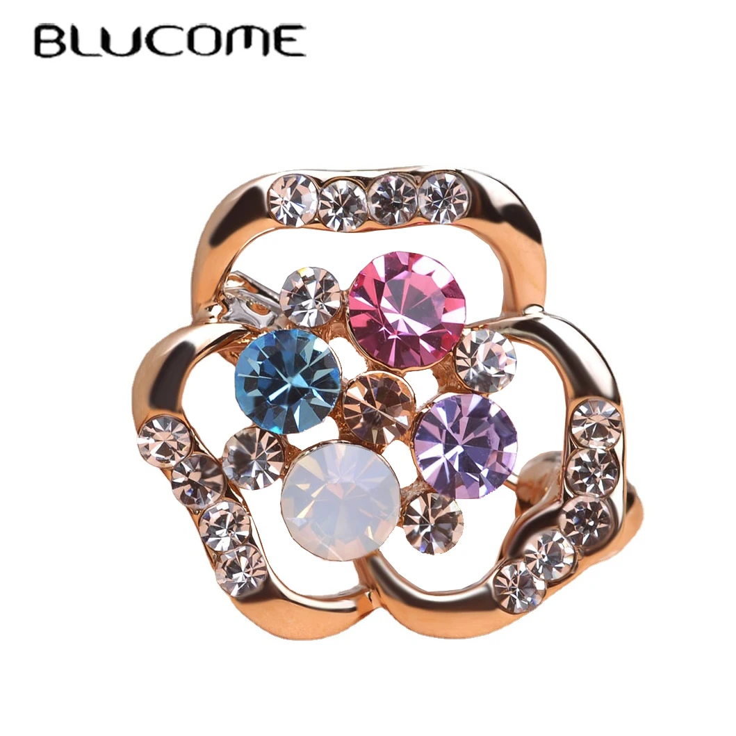 Blucome New Fashion Alloy Brooch Plant Flower Shape Crystal Jewelry For Women Clothing Scarf Pocket Coat Accessories
Blucome New Fashion Alloy Brooch Plant Flower Shape Crystal Jewelry For Women Clothing Scarf Pocket Coat Accessories