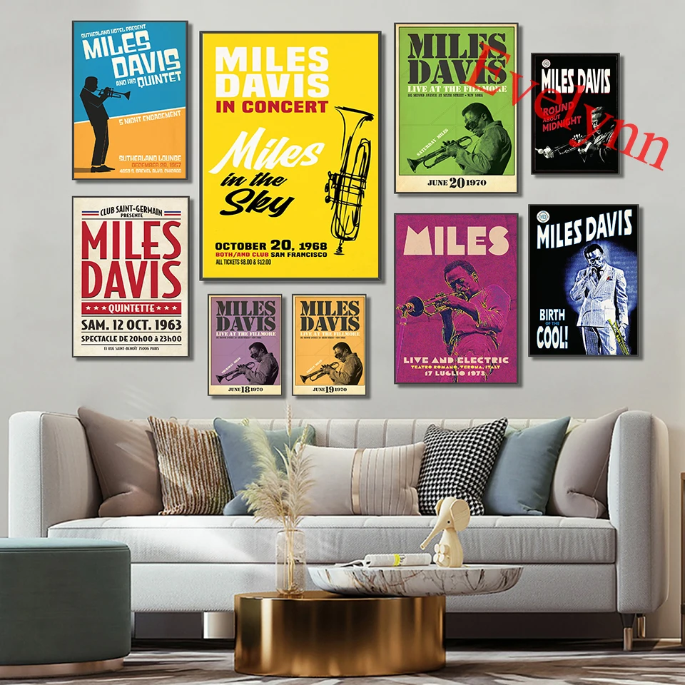 Canvas Painting Miles Davis Art Poster Jazz Music Star Kind of Blue Posters and Prints Wall Art Decoration Bedroom Home Decor
Canvas Painting Miles Davis Art Poster Jazz Music Star Kind of Blue Posters and Prints Wall Art Decoration Bedroom Home Decor