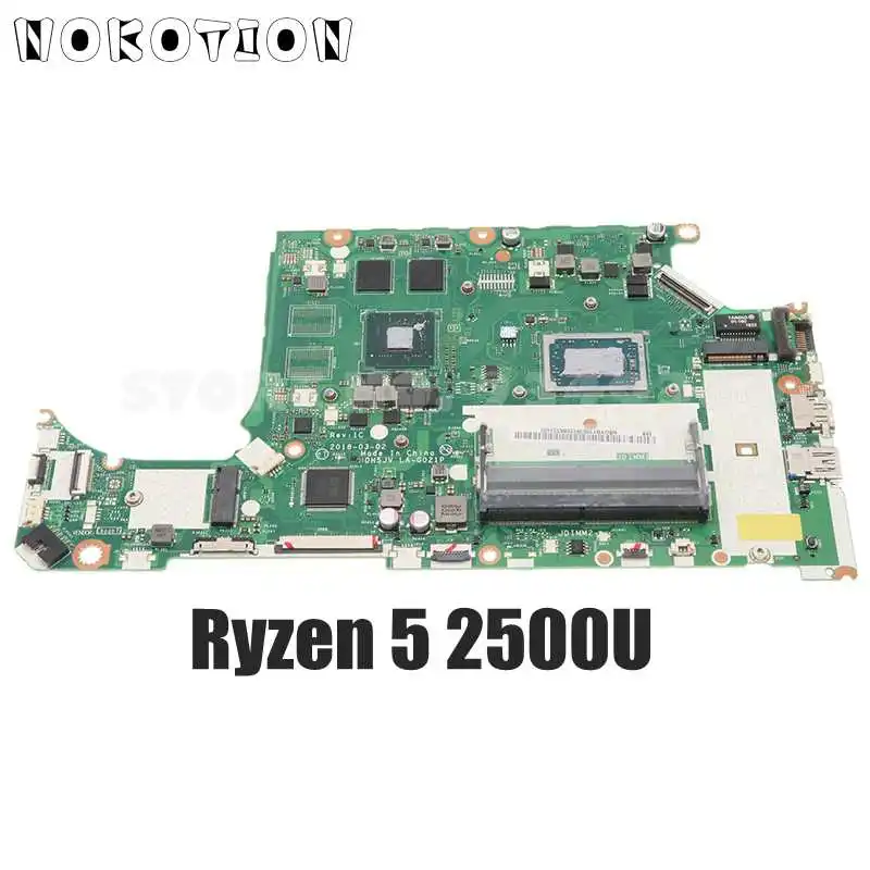 Материнская плата NOKOTION для ноутбука Acer Aspire A315-41, A515-41, NBGYB11003 NB.GYB11.003, DH5JV LA-G021P, Radeon 530, процессор Ryzen 5 2500U
Материнская плата NOKOTION для ноутбука Acer Aspire A315-41, A515-41, NBGYB11003 NB.GYB11.003, DH5JV LA-G021P, Radeon 530, процессор Ryzen 5 2500U