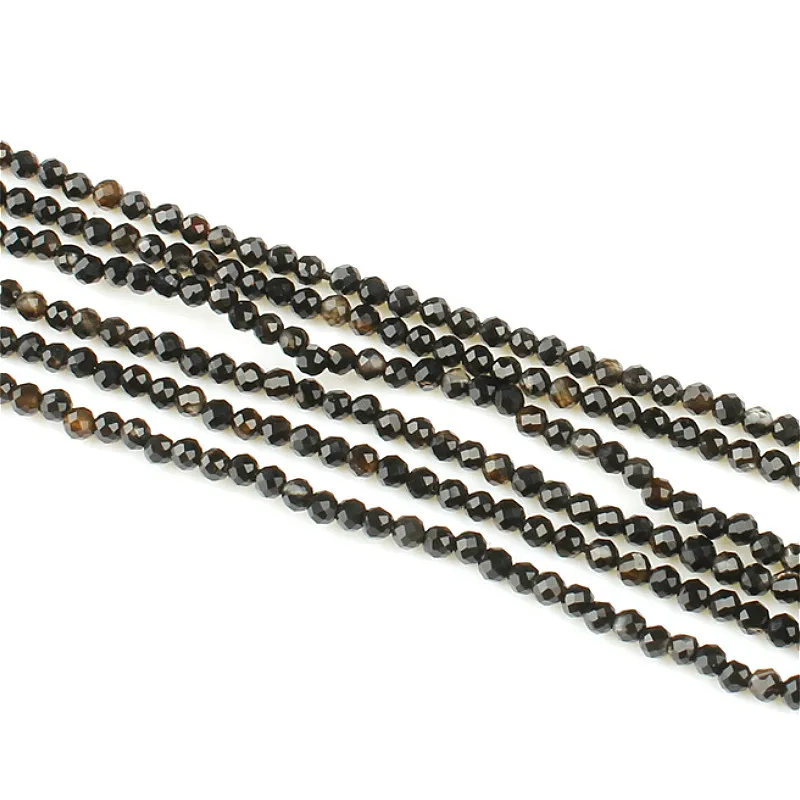 Natural Stone 2mm Black Crystal Faceted Beaded Round Loose Beads for Charm Jewelry Making DIY Necklace Bracelet Accessories 16''
Natural Stone 2mm Black Crystal Faceted Beaded Round Loose Beads for Charm Jewelry Making DIY Necklace Bracelet Accessories 16''